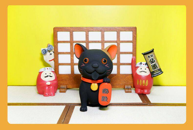 thedoggy开运招财狗狗盲盒摆件抓娃盒蛋公仔bjd娃娃