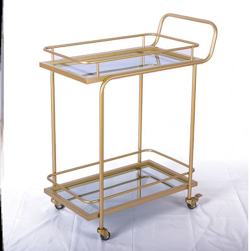 餐车轻奢商用餐厅移动美容车小推车酒水水车餐车