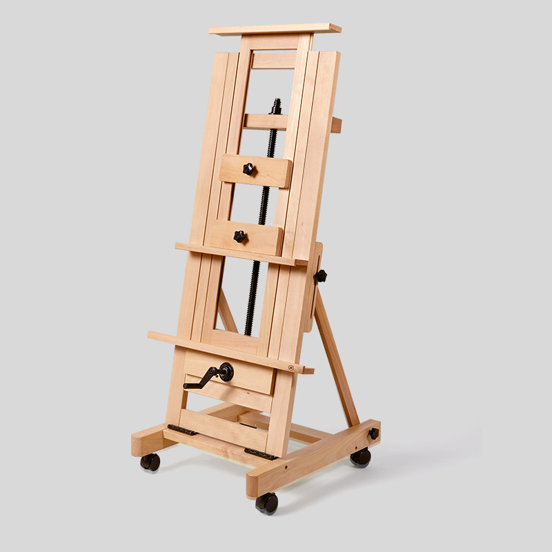 画架美术双丰楼盘落地伸缩专业展示架展架手摇画板