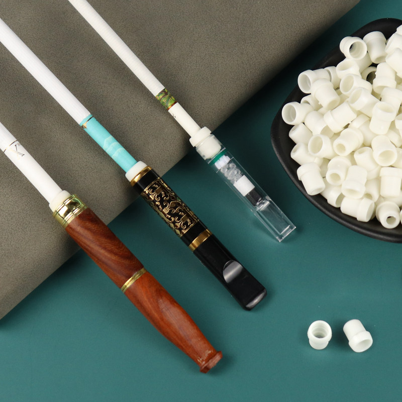 细烟雅爵中细双烟嘴转化头中过滤器配件中支香烟烟嘴