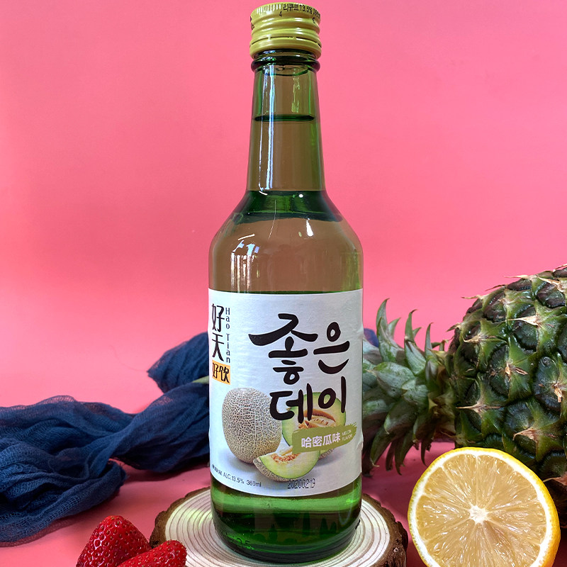 好天好饮哈密瓜女士低度微醺果味烧酒清酒360ml清酒