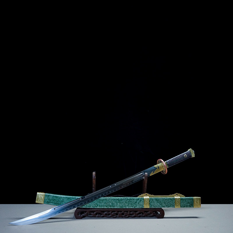 龙泉手工刀剑绣春刀雁翎刀清腰刀一体弯刀蒙古刀剑