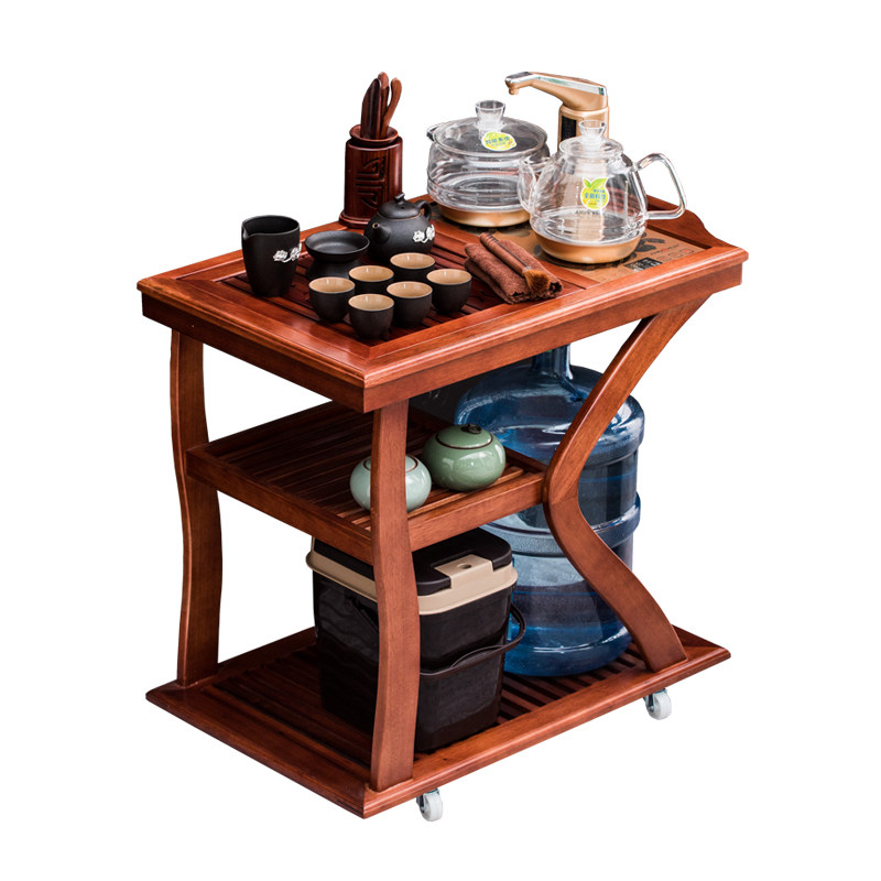 实木茶车移动茶台家用全自动一体茶盘功夫功夫茶茶盘