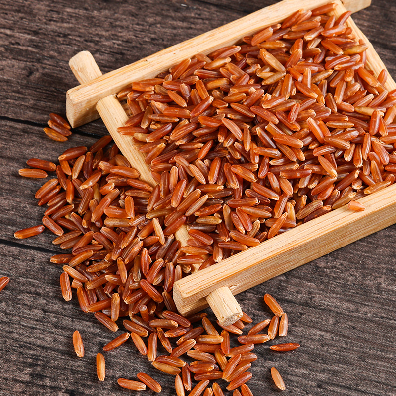 冠粮谷红米1斤农家红大米饭低脂减五谷杂粮红糙米粳米粗粮食血稻