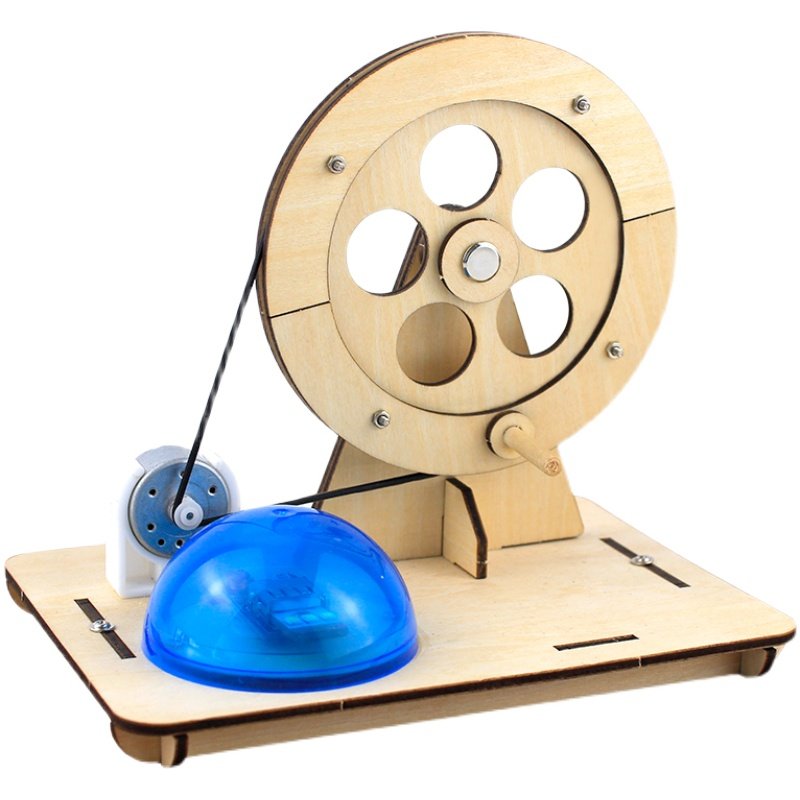 科技制作手摇发电机儿童小学生科学实验小发明创意手工科学实验