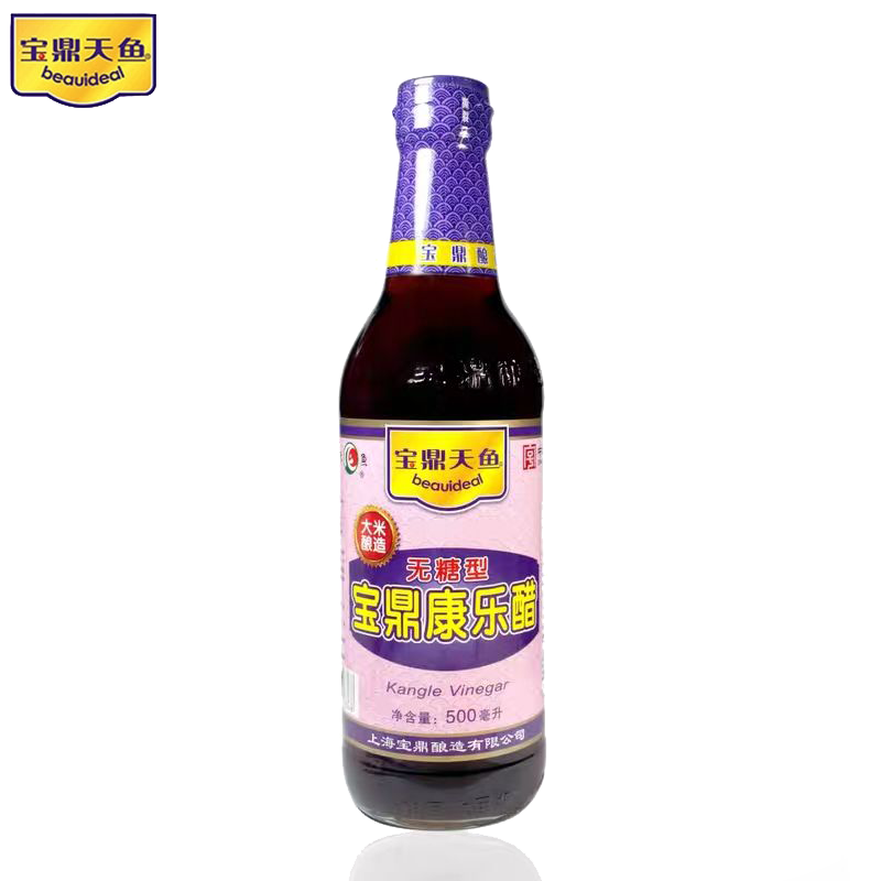 2瓶大米炒菜拌菜凉拌水饺海鲜海宝500ml康乐醋制品