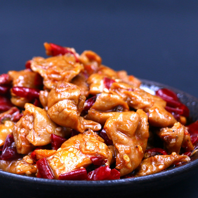 山药视频 四川特产麻辣肥肠香辣猪大肠小吃零食下酒菜200g