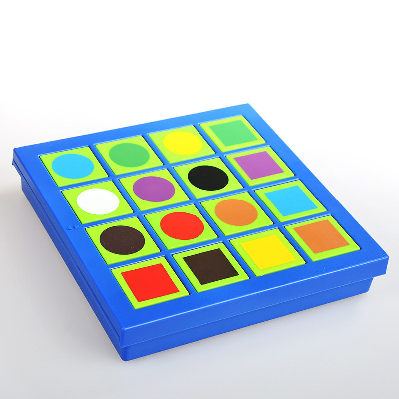 小乖蛋颜色游戏数学逻辑推理工具幼儿园教具kmi脑力儿童桌面游戏类