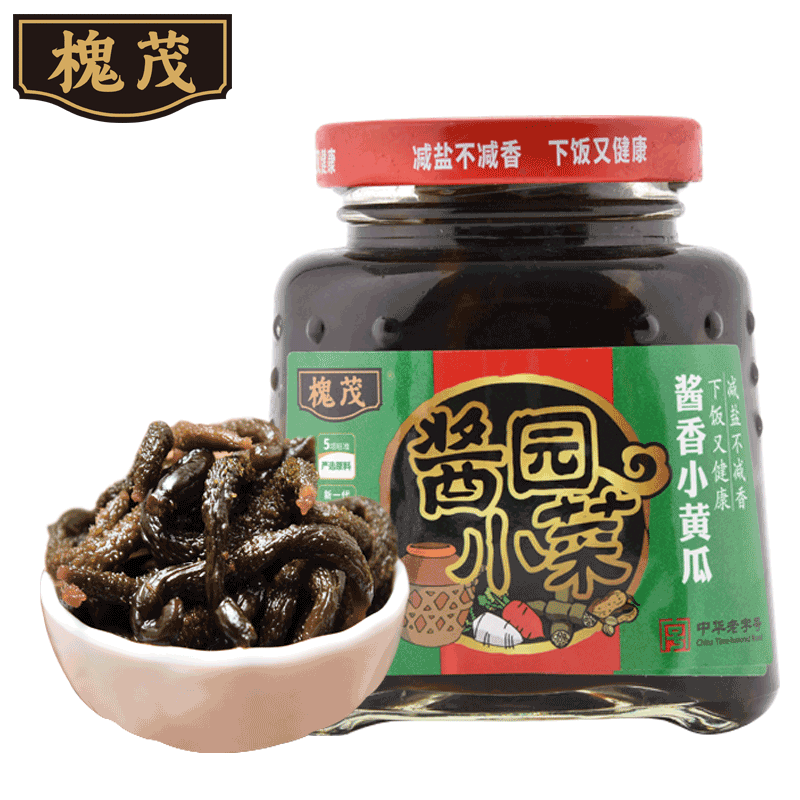 保定槐茂酱菜酱香什锦菜果仁酱黄瓜230g4下饭咸菜泡菜佐餐开胃菜