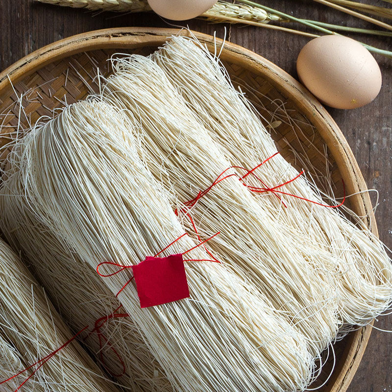 福建闽南特产面食己作侨乡乡纯手工面线伴手面条