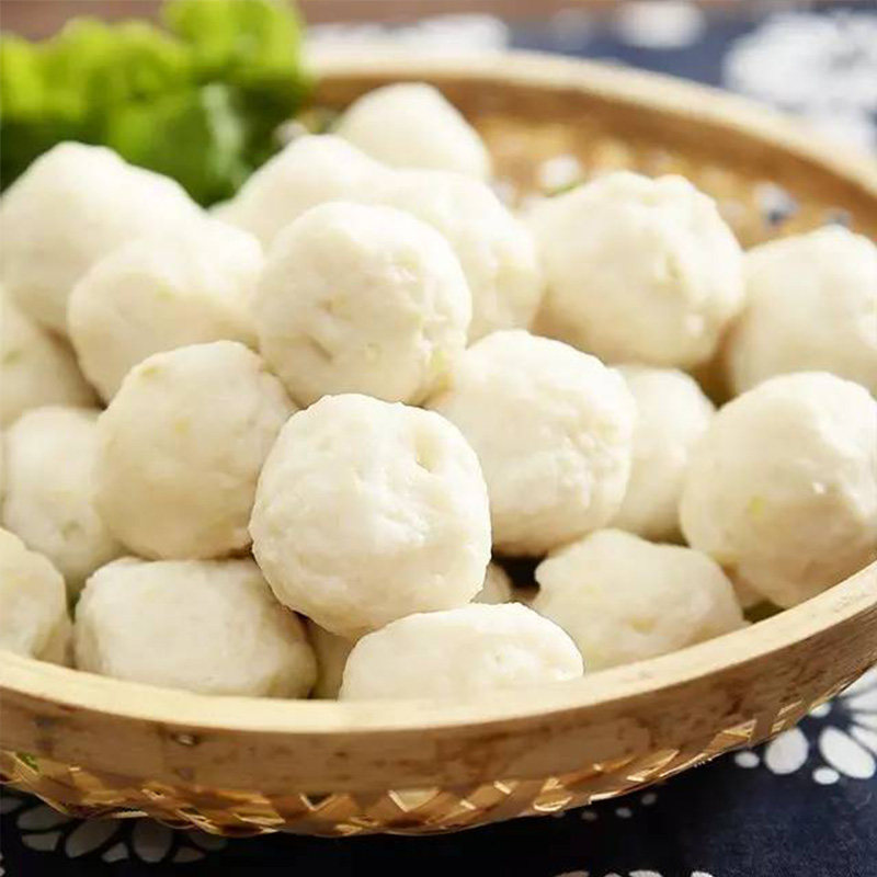 鱼丸手工火锅鱼肉虾丸实心心海鲜鱼丸子冷冻食品鱼丸