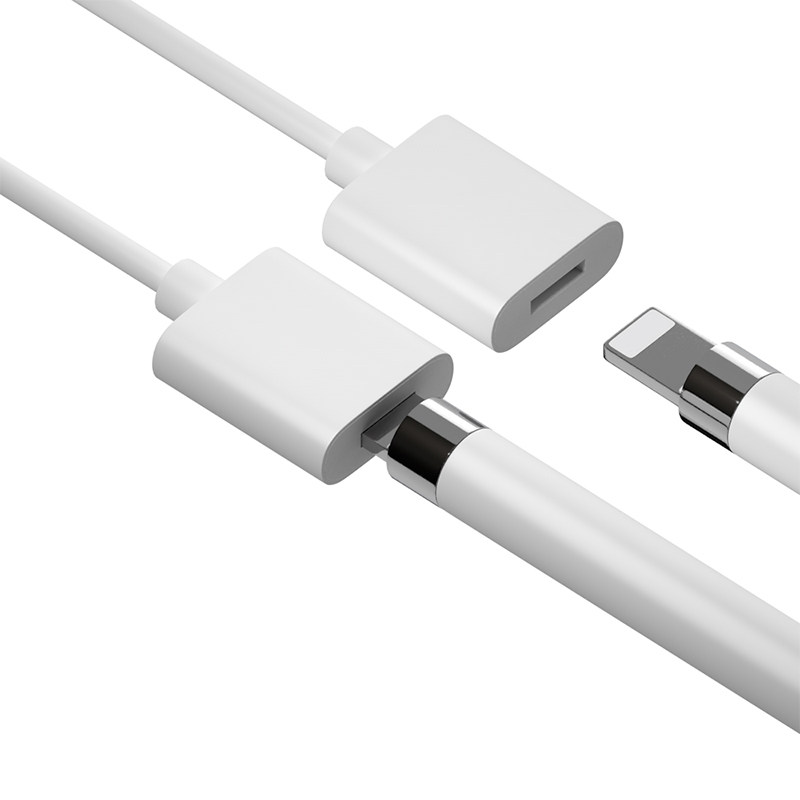 天择apple苹果pencil充电线转接头一代ipadpencil二代applepencil充电