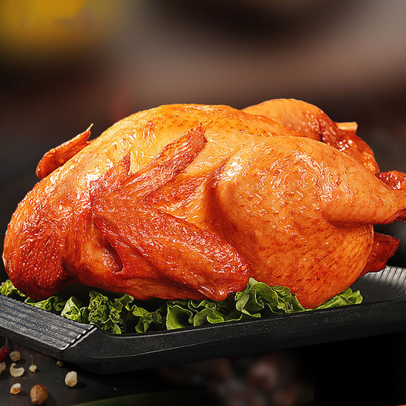 德州口乐汇正正宗五香扒鸡烤鸡500g烧鸡鸡肉鸡熟食