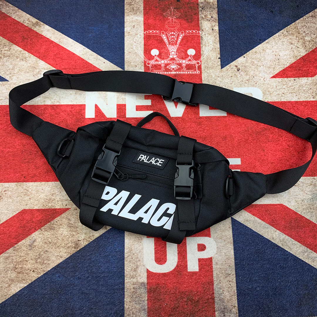 潮牌ins休闲包嘻哈男女包男女单肩斜挎palace包斜挎腰包