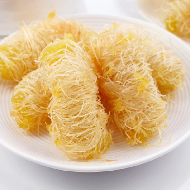 榴莲阿诺金丝250g酒店宴会甜点传统糕点龙须卷传统糕点