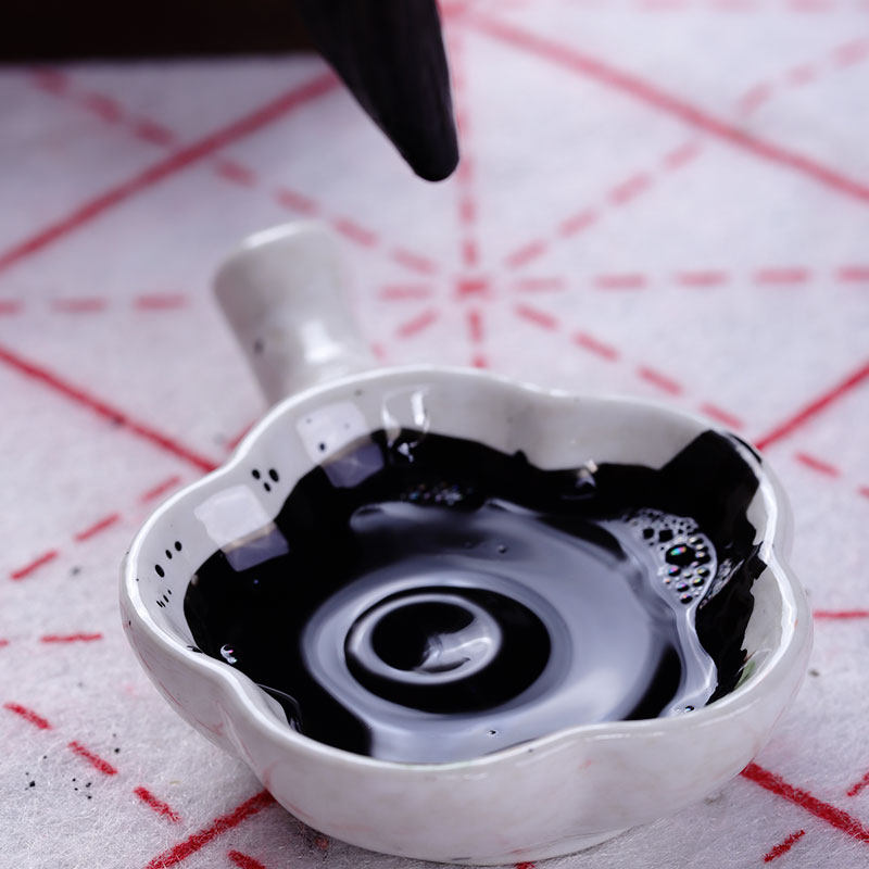 墨汁毛笔字御书房墨液金墨汁国画文房四宝学生初学者100g文房墨汁