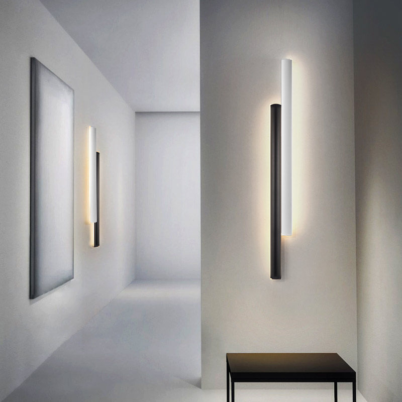 简杰极简壁灯卧室床头电视背景墙线性创意现代简约壁灯