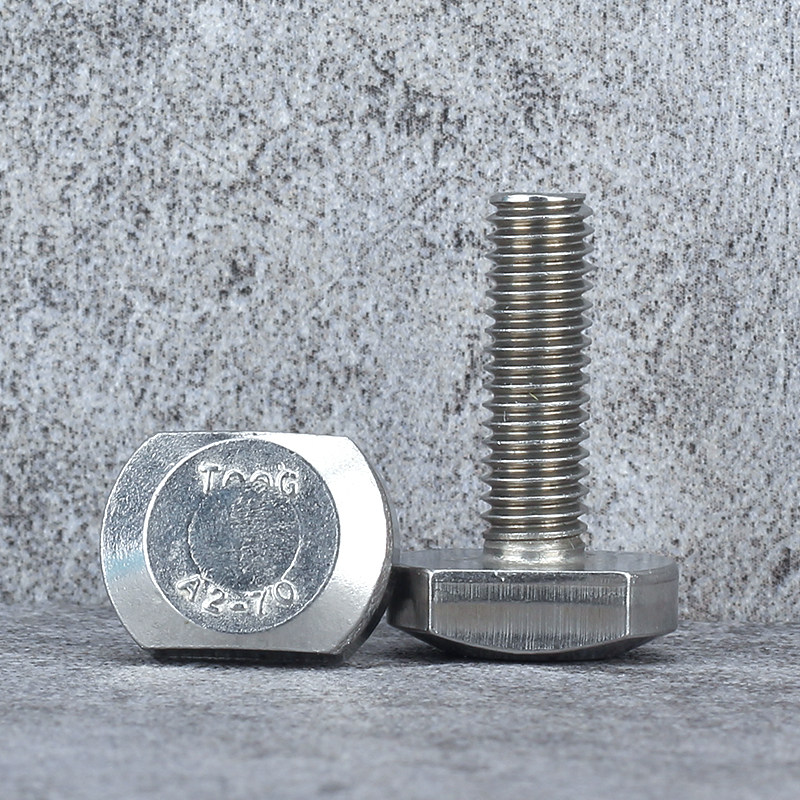 gb37不锈钢螺丝滑块槽用梯形螺栓m5m6m816x20x30x35x60mm螺栓