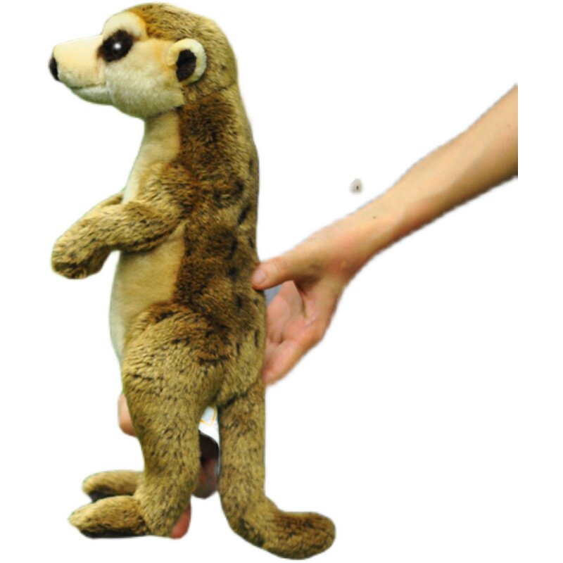 国家地理毛绒玩具玩偶非洲猫鼬可爱公仔儿童礼物柔软毛绒