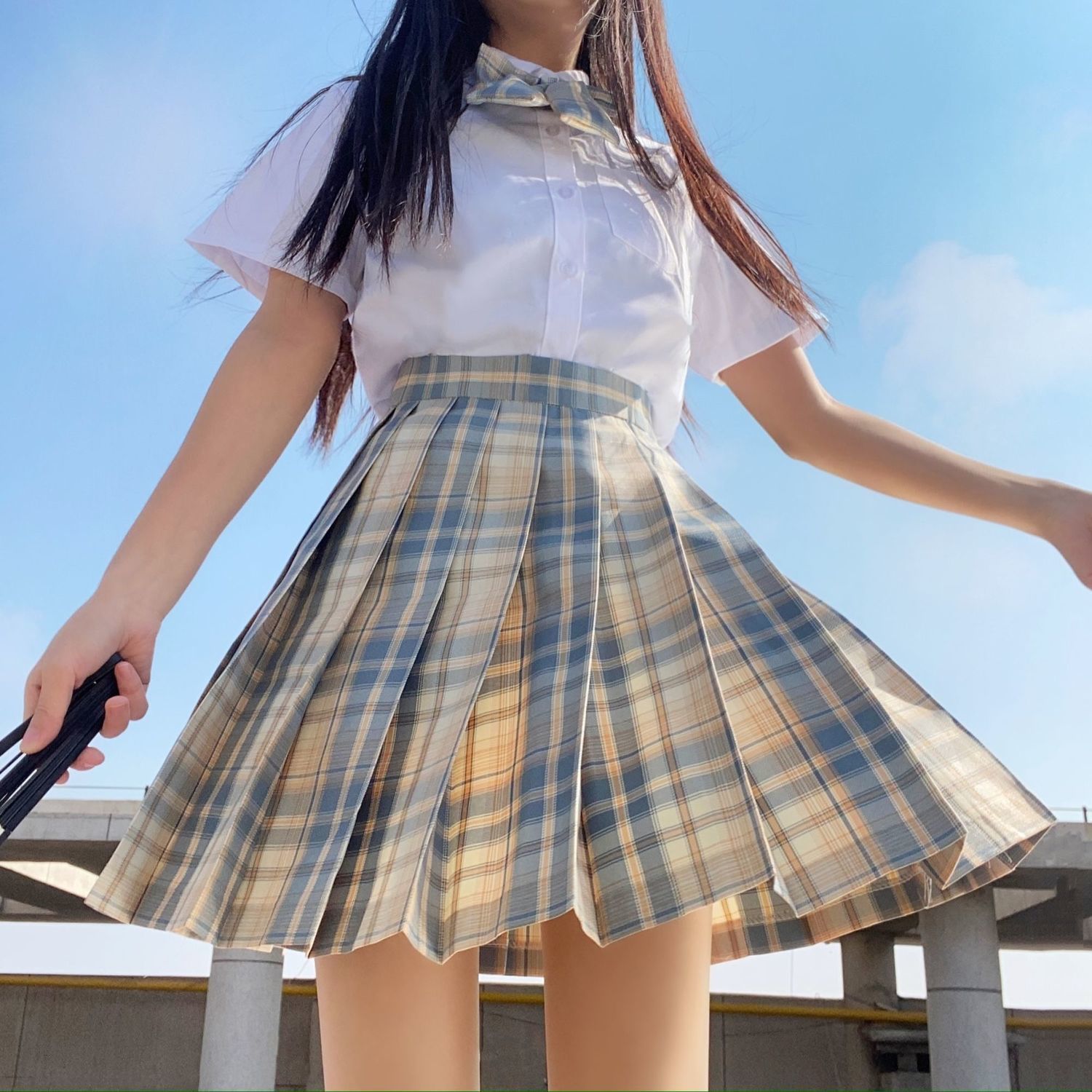 正版jk制服裙套装夏日系学生校服百褶裙女