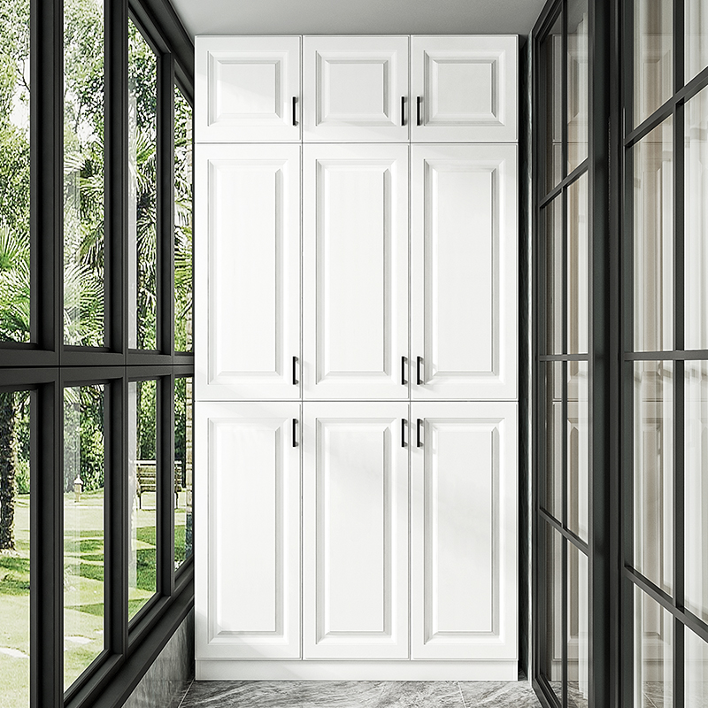 阳台储物柜防晒防水专用靠墙收纳鞋柜飘窗清仓飘窗柜