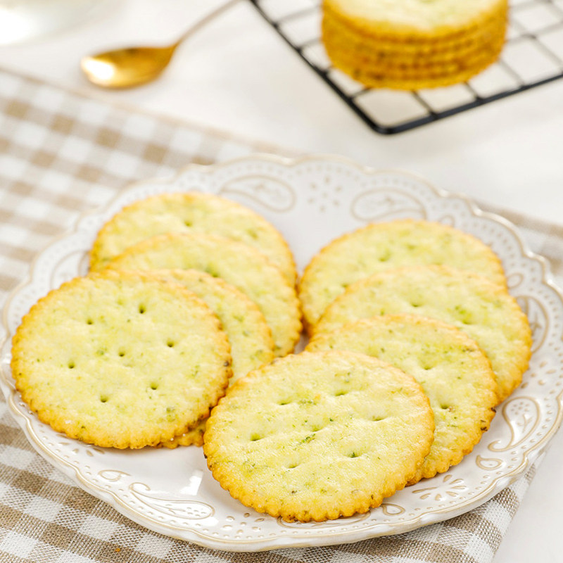 上海三牛鲜典香葱薄脆饼干巧克力可可办公室零食薄脆饼干