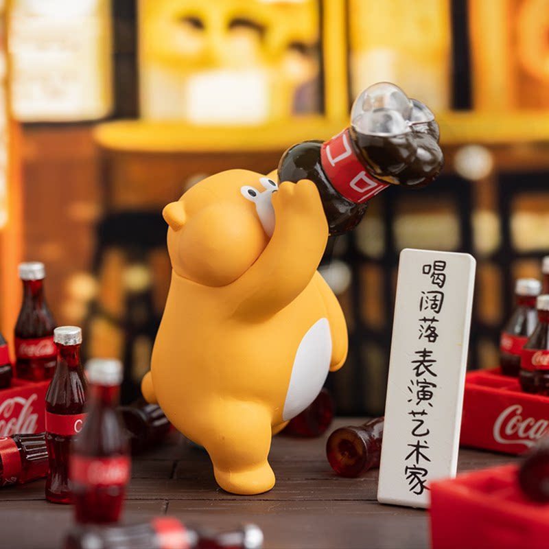 棒潮gon旱獭之獭日常系列盲盒可爱潮流手办潮玩盲盒