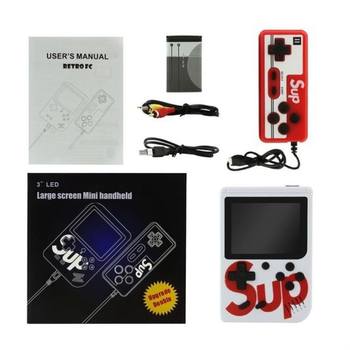 Sup handheld game console handheld arcade gba hot-blooded fight retro classic 400-in-one Little Overlord double version