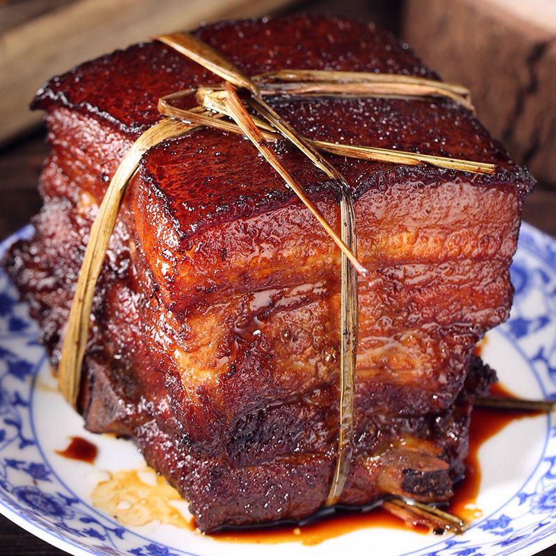 嘉兴即食袋装卤菜烧肉花红五花猪肉特产兴宏达猪肉类