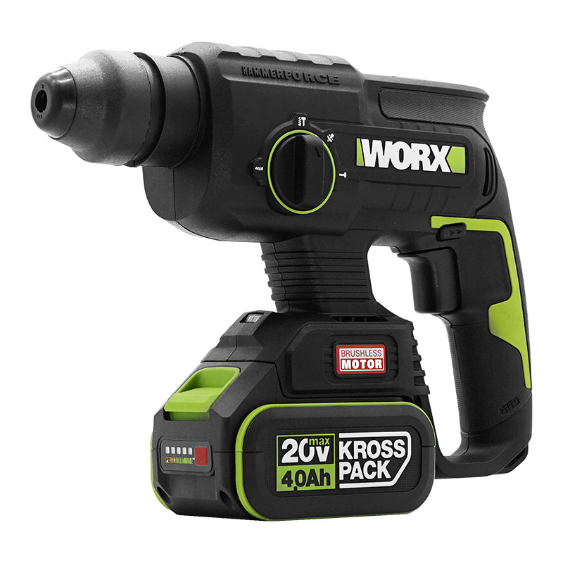 充电威克士电锤wu386冲击大功率多功能混凝土无线锂电电锤