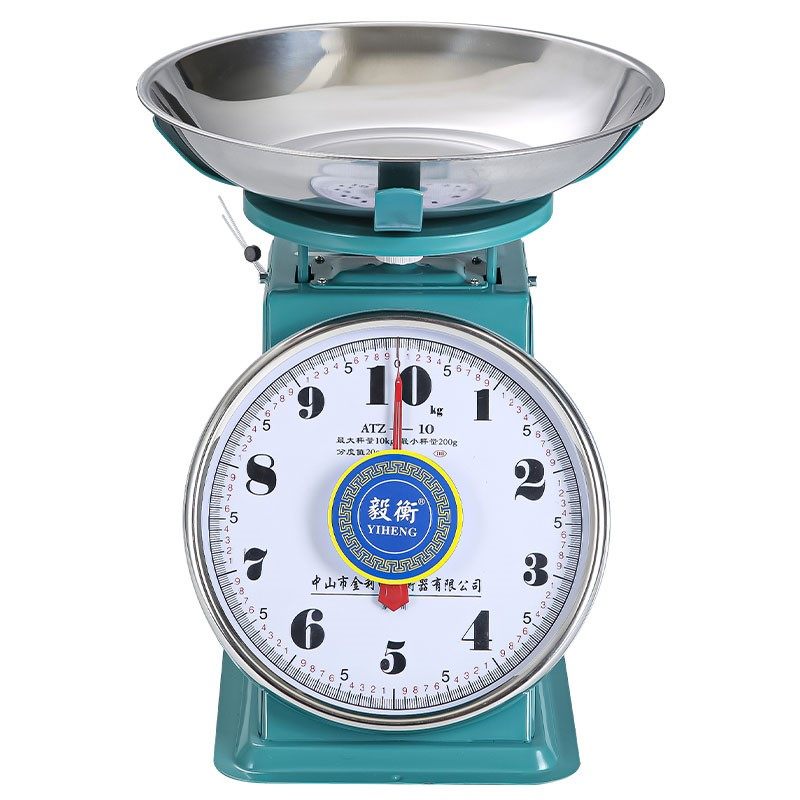 盘称10公斤家用老式机械盘秤商用小型称重台秤手提秤