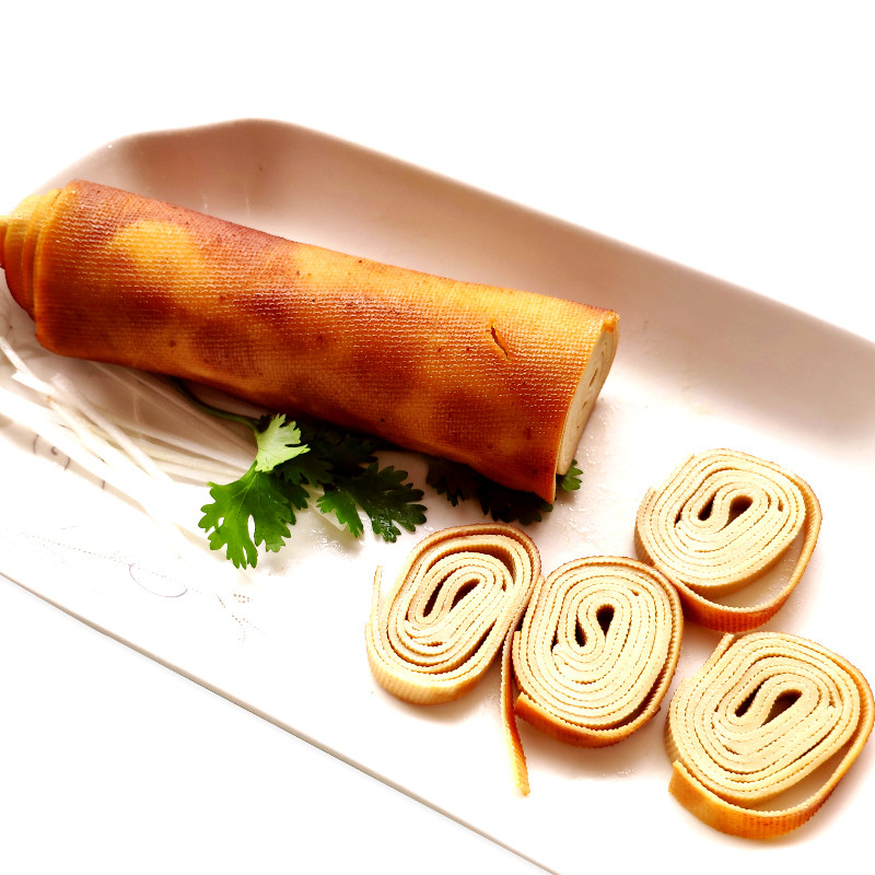 卤熏豆腐品素豆制品豆制素鸡卷即豆皮豆干香辣其他食品