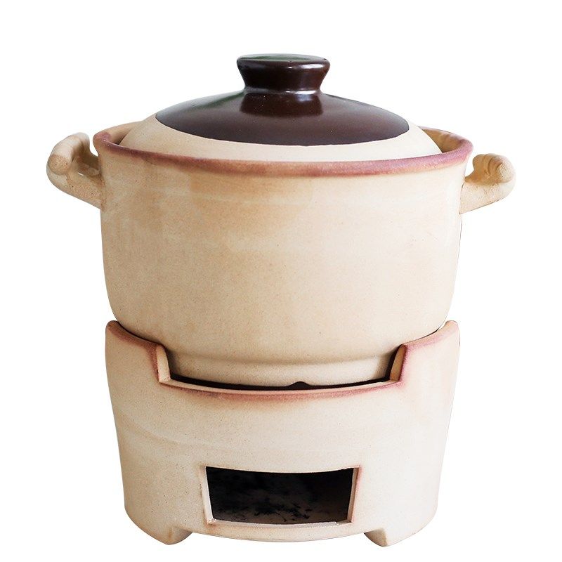沙锅火锅老式木炭家用炉子炭炉中式陶土碳炉火锅