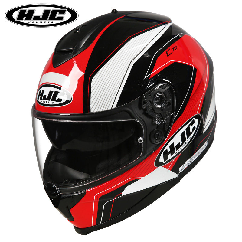 头盔hjc摩托车全盔c70机车四季跑车赛车女双摩托车头盔
