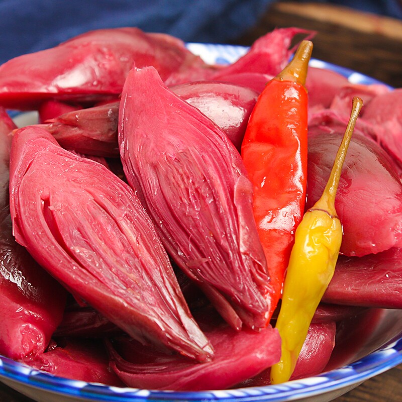 野生洋火酸辣莲花阳何姜洋藿腌制贵州新鲜阳荷腌制