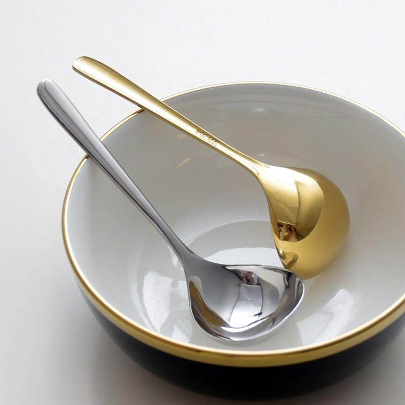 勺子韩国吃播餐具同款超大巨大创意可爱韩式西餐勺