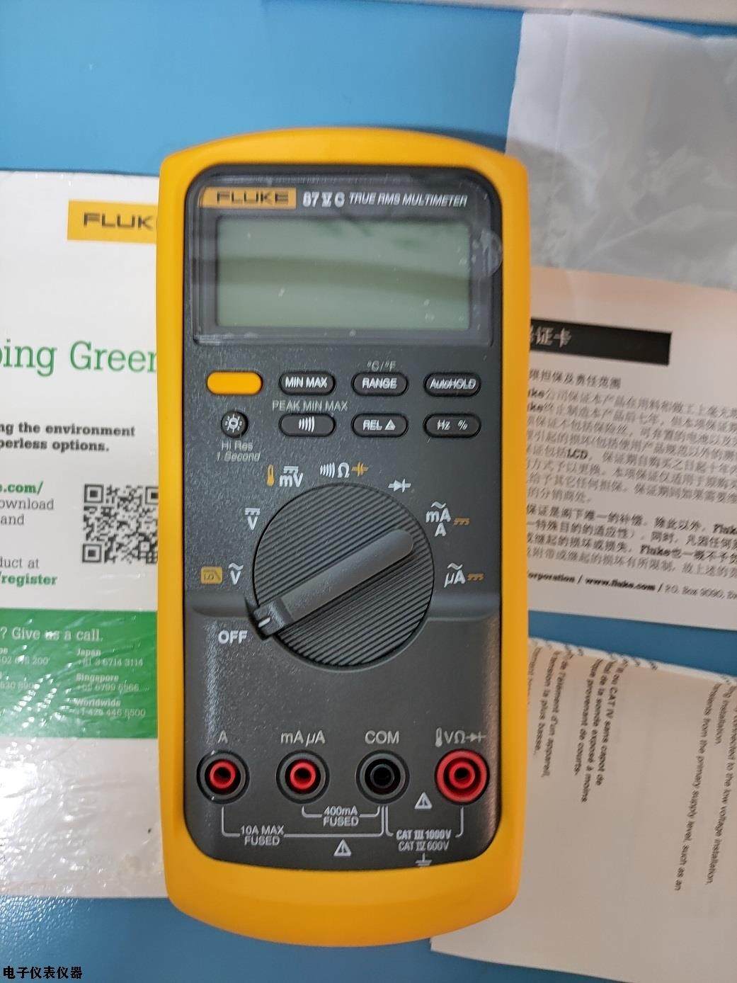 万用表数字fluke福禄克87vc四位半数f87vc高精度87vc万用表