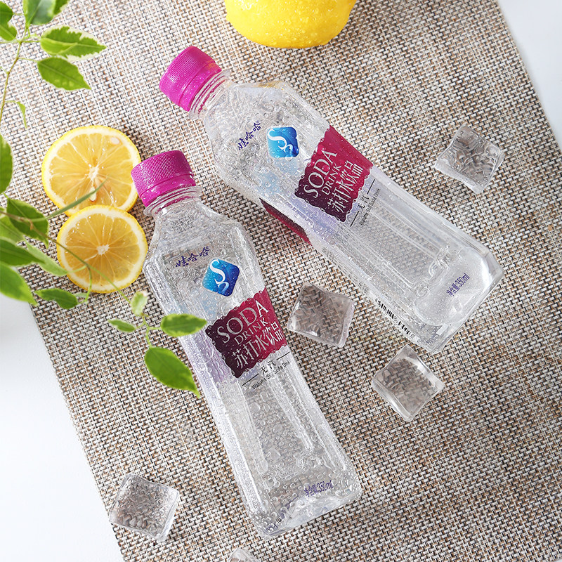 娃哈哈无汽苏打水350ml12瓶天然弱碱性水哇哈哈春节年货整箱