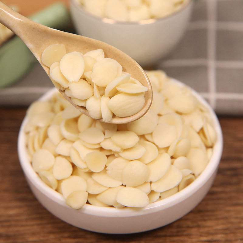杏仁去皮南北150g甜杏仁生北杏苦山片干煲汤杏仁