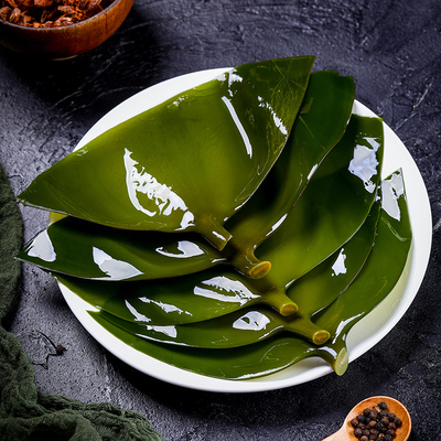 铭岛主新鲜海带头盐渍海带丝昆布荣成海带根片结半干货厚特级5斤