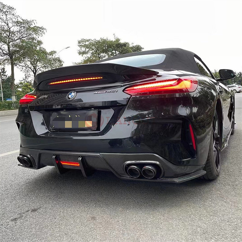 适用于20192022新款宝马z4g29改装装小包围碳纤维尾翼