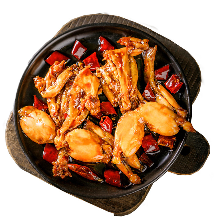 一包包包麻辣牛蛙350g开袋加热即食香辣田鸡牛蛙