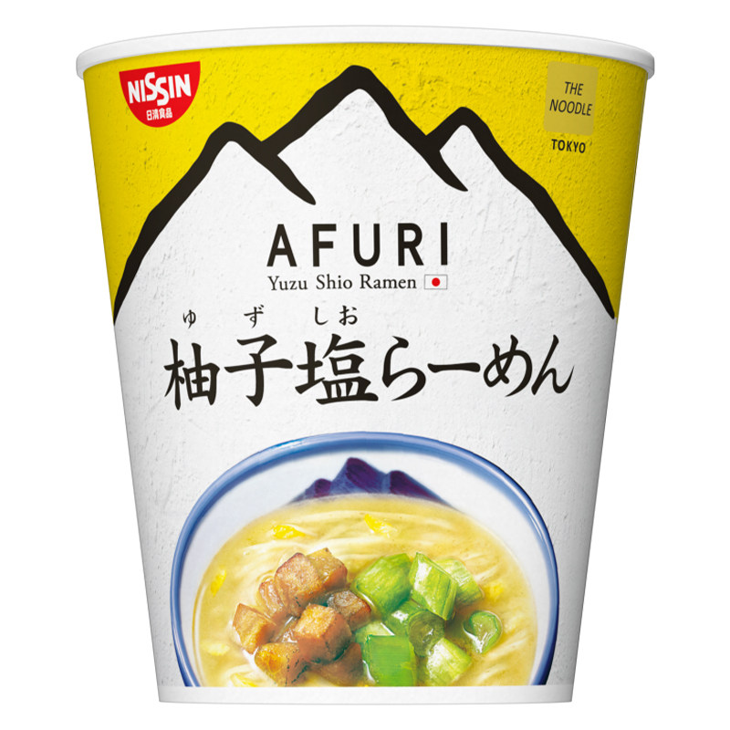 日本进口日清柚子盐味迷你拉面人气速食泡面方便面