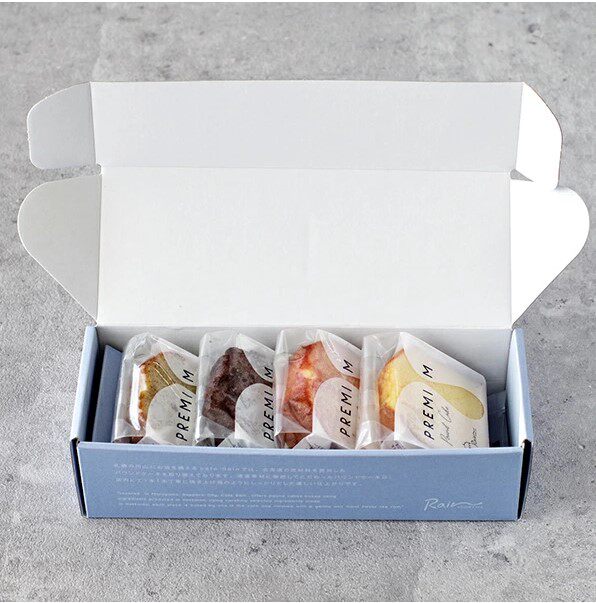 日本进口札幌袋装软绵蛋糕专卖店rain48枚礼盒传统西式糕点