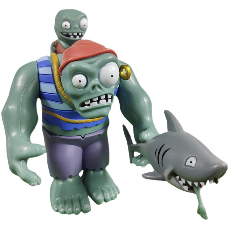 巨人正版植物大战僵尸玩具海盗僵尸王博士弹射深海全套仿真