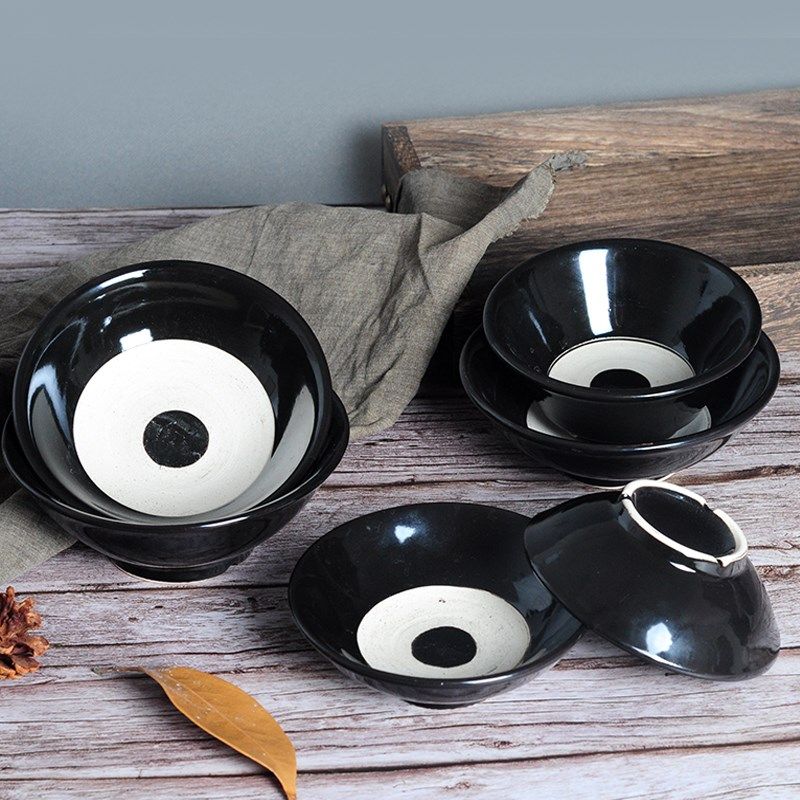 酒碗古风老式粗土砂碗仿古复古扣肉蒸碗水浒传碗