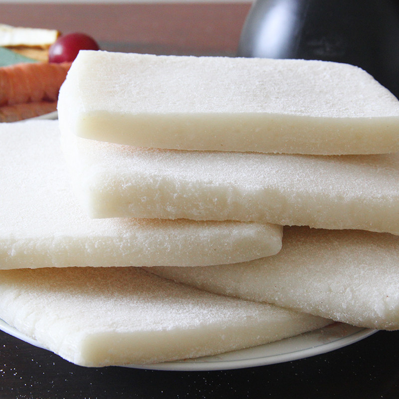 台州麻糍糍粑浙江临海特产年糕手工糯米糍炒年糕