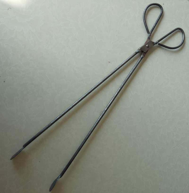 长铁煤钳煤夹垃圾拾物铁钳烧烤夹炭取物夹铁垃圾夹