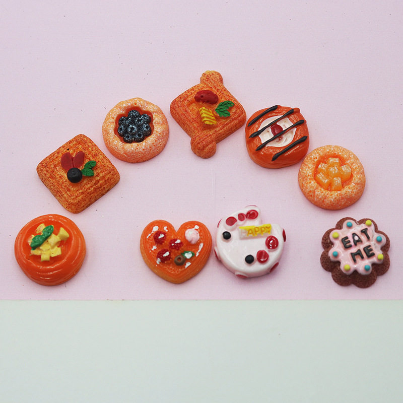 材料仿真韩国食玩摆件面包蛋糕diy饰品配件其他diy饰品配件