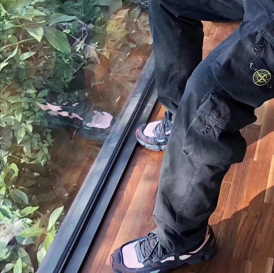 STONE 石头岛 ISLAND 四袋机能工装裤宽松直筒多口袋休闲长裤男潮